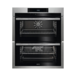 AEG 6000 Series Built-Under Electric Double Oven - Stainless Steel