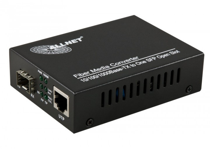 Image of ALLNET ALL-MC104G-SFP1 network media converter 1000 Mbit/s...