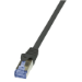 LogiLink Cat6a S/FTP, 2m networking cable Black S/FTP (S-STP)