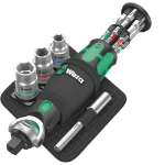 Wera 05004283001 ratelsleutel 18 stuk(s) Zwart, Groen