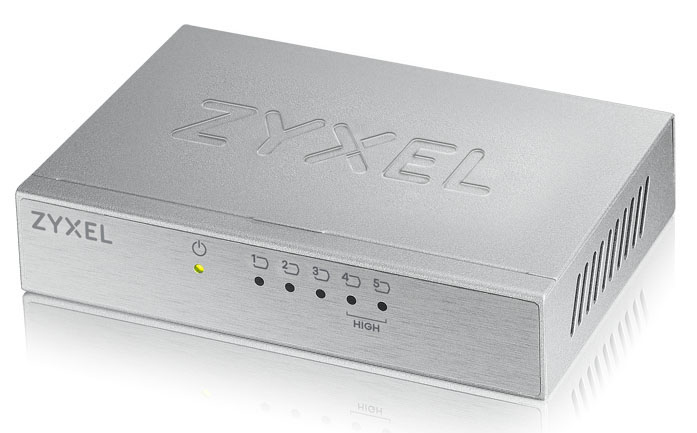 Zyxel ES-105A Unmanaged Fast Ethernet (10/100) Silver