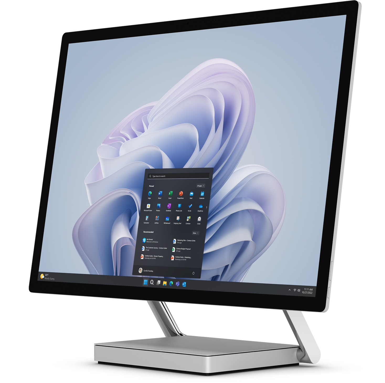 Microsoft Surface Studio 2+ Intel® Core™ i7 71,1 cm (28") 4500 x 3000 pixlar Pekskärm 32 GB LPDDR4-SDRAM 1000 GB SSD Allt-i-ett-dator NVIDIA GeForce RTX 3060 Windows 11 Pro Wi-Fi 6 (802.11ax) Grå