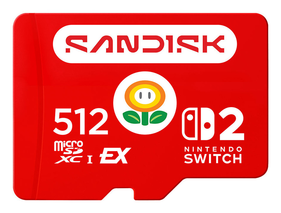 Image of SanDisk microSD Express Card for Nintendo Switch 2 - 512GB