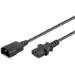 Microconnect PE040620 power cable Black 2 m C13 coupler C14 coupler