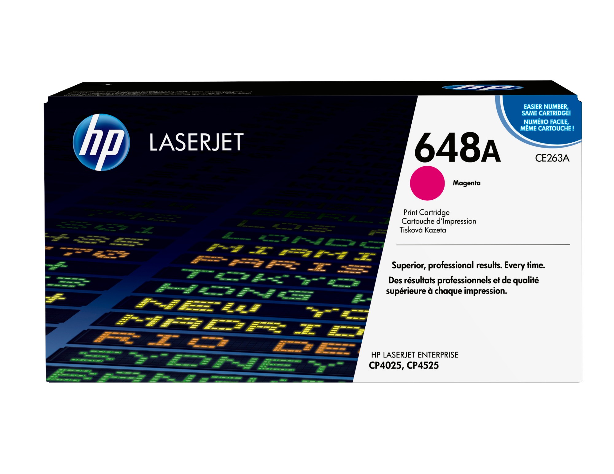 HP CE263A/648A Toner cartridge magenta, 11K pages ISO/IEC 19798 for HP CLJ CP 4025/4520