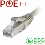 Cablenet 1m Cat6 RJ45 Grey U/UTP LSOH 24AWG Snagless Booted Patch Lead (PK 100)