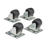 Tripp Lite SRCASTER SmartRack Rolling Caster Kit, 4 pack