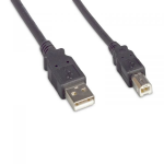 eNet Components USB2.0MAMB-10F-ENC USB cable USB 2.0 118.1" (3 m) USB A USB B Black