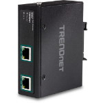 Trendnet TI-E100 network extender Network transmitter Black 10, 100, 1000 Mbit/s