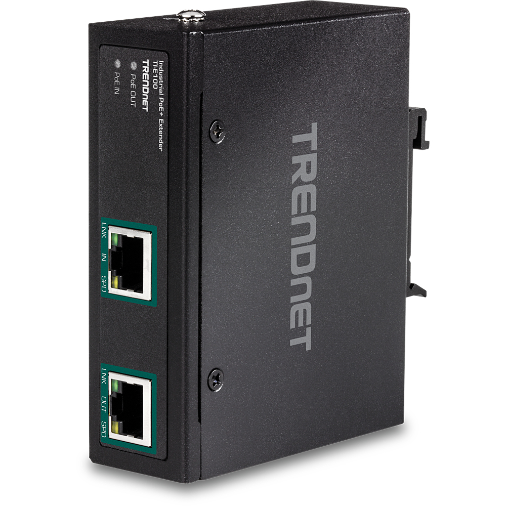 Image of Trendnet TI-E100 network extender Network transmitter Black 10,...