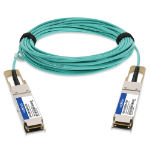 AddOn Networks ADD-Q28JUQ28DE-O15M InfiniBand/fibre optic cable 590.6" (15 m) QSFP28 AOC Aqua color