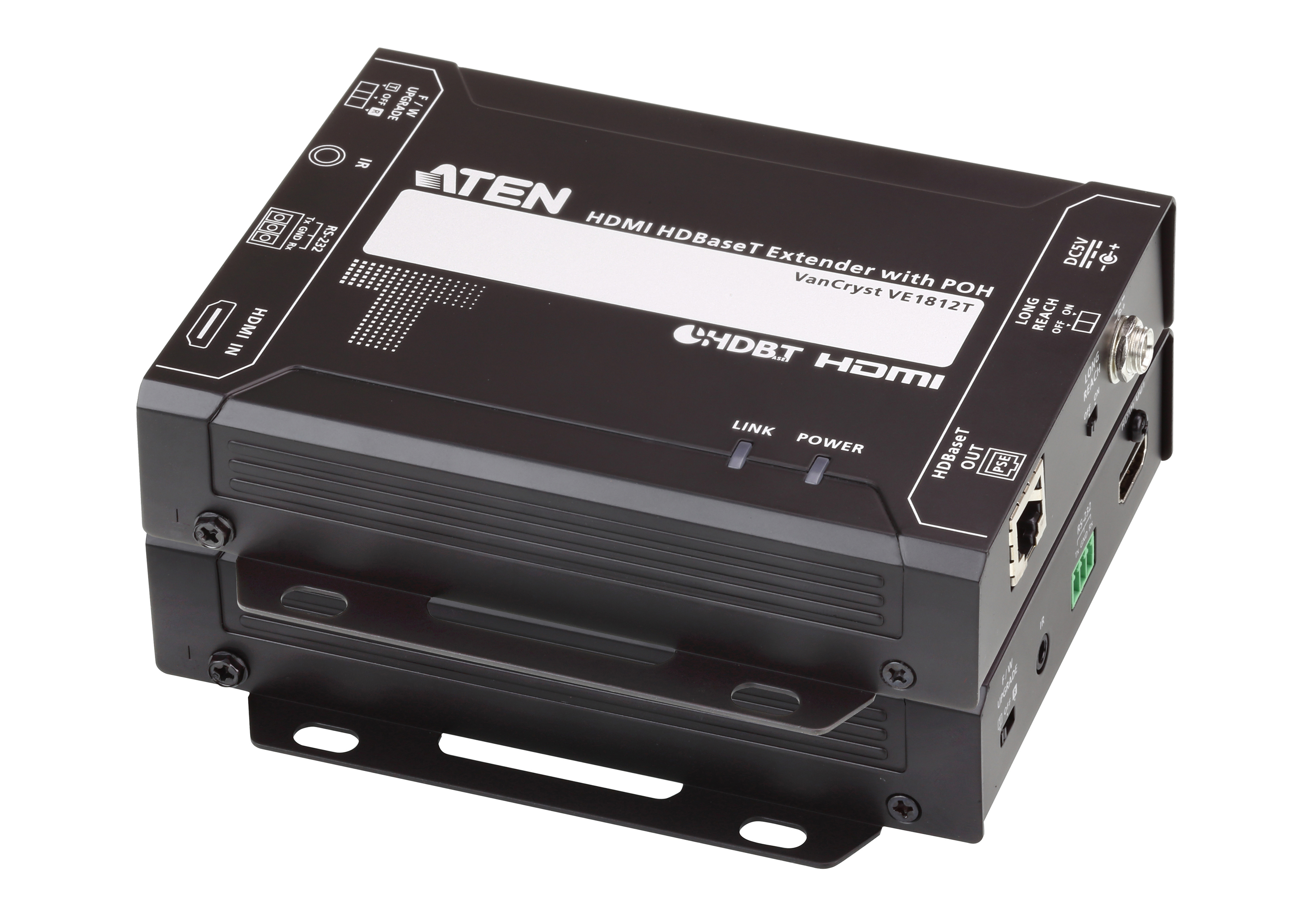 Image of ATEN VE1812 AV extender AV transmitter & receiver Black