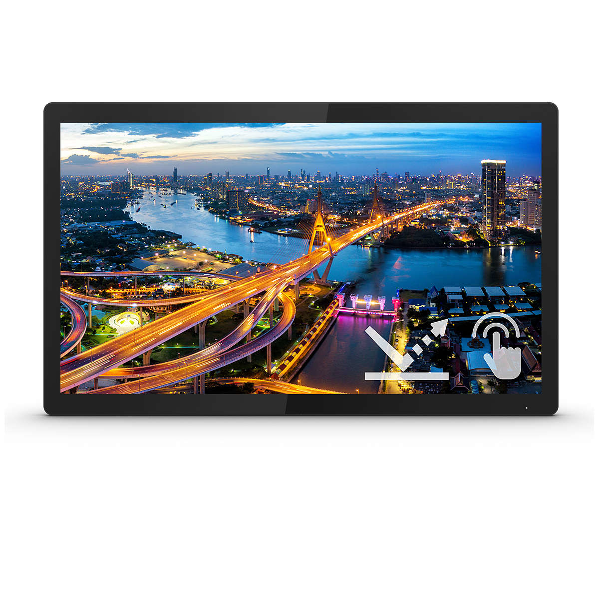 Philips B Line 222B1TFL/00 computer monitor 54.6 cm (21.5") 1920 x 1080 pixels Full HD LED Touchscreen Black