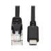 Tripp Lite U209-006-RJ45XC cable gender changer RJ-45 USB Type-C Black