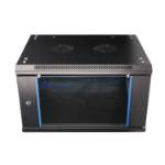 Extralink Rackmount cabinet 6U 600x600 Black wall mounted