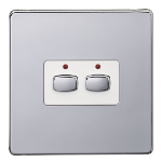 EnerGenie MIHO072 light switch Stainless steel,White
