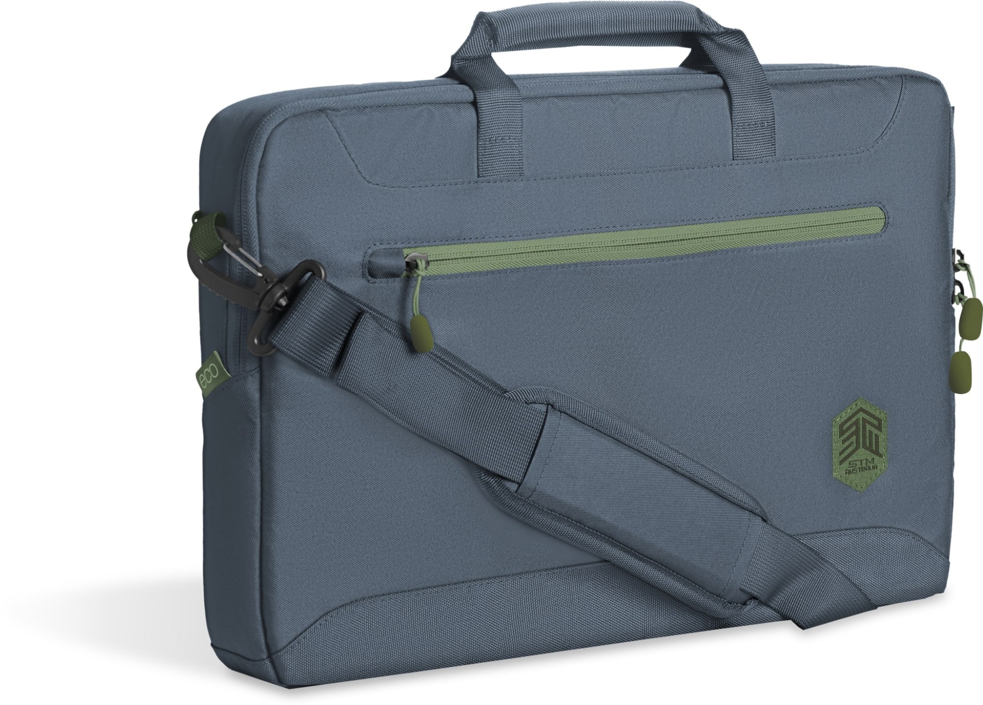 Photos - Laptop Bag STM 117-393P-02 laptop case 40.6 cm  Briefcase Blue, Gre (16")