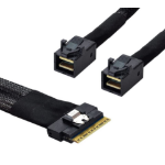 Areca SlimSAS x8 STR SFF8654 auf 2x MiniSAS HD x4 SFF8643 - Cable