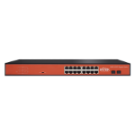 Wi-Tek WI-SG116F network switch Unmanaged Gigabit Ethernet (10/100/1000) Black, Orange