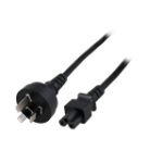 EFB Elektronik EK468.1,8 electriciteitssnoer Zwart 1,8 m Netstekker type I C5 stekker