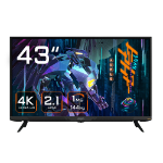 GIGABYTE AORUS FV43U 43” 4K Pro Gaming Monitor - 3840 x 2160 (UHD), 144Hz, 1ms, 750 cd/m2, FreeSync Premium Pro, DisplayHDR 1000 , HDMI 2.1, Displayport 1.4