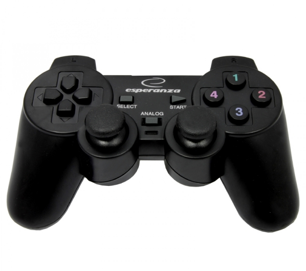 EG102 Gaming Controller Black USB 2.0 Gamepad Analogue / Dig