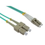 Cables Direct 3.0m LC-SC 50/125 MMD OM3 fibre optic cable 3 m Blue