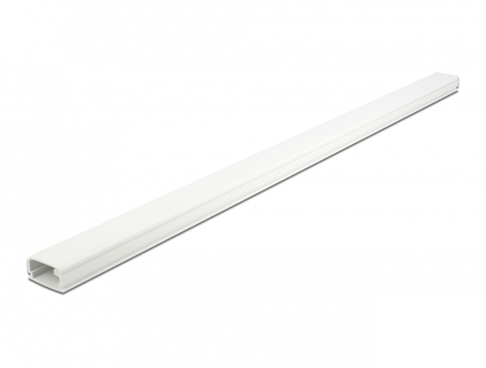 EU Product - Kabelkanal mit Deckel selbstklebend 26x13mm L 1m wei� thumbnail