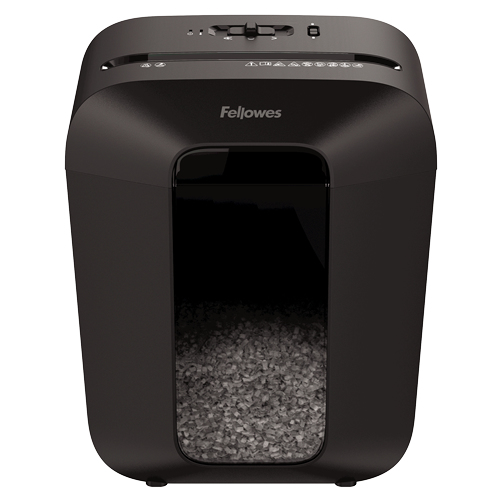 Image of Fellowes Powershred LX41 paper shredder Particle-cut shredding Black
