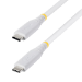 StarTech.com 1m (3ft) USB4 Cable, 40Gbps, USB-IF Certified USB-C Cable, 240W PD, 8K 60Hz/4K 240Hz DP2.1 DP40, TPE Jacket, Thunderbolt 4 Compatible - White USB-C Cord