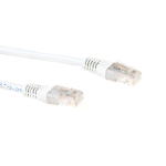 ACT Witte 1,0 meter LSZH U/UTP CAT6 patchkabel met RJ45 connectoren
