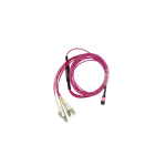 BlueOptics SFP5141FU10MKB Glasvezel kabel 10 m MPO 4x LC OM4 Violet