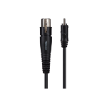 ProSound XLR Female Connector to RCA Phono Cable - Black, 0.23m