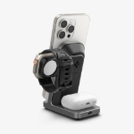 Spigen S318W Headset, Smartphone, Smartwatch Grijs USB Draadloos opladen Binnen