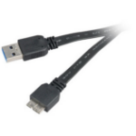 Akasa 1.5m USB 3.0 A/Micro-B USB cable USB 3.2 Gen 1 (3.1 Gen 1) USB A Micro-USB B Black