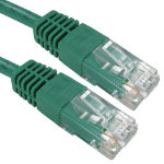 Cables Direct 0.15mtr CAT 5E Green