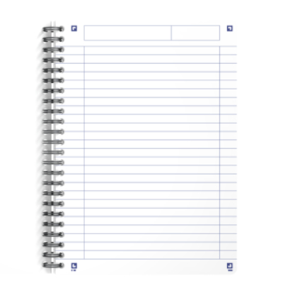 Oxford 400154142 writing notebook A5 90 sheets Assorted colours