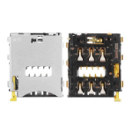 CoreParts MSPP72297 mobiele telefoon onderdeel Simkaart en SD-kaartlezercontact Zwart