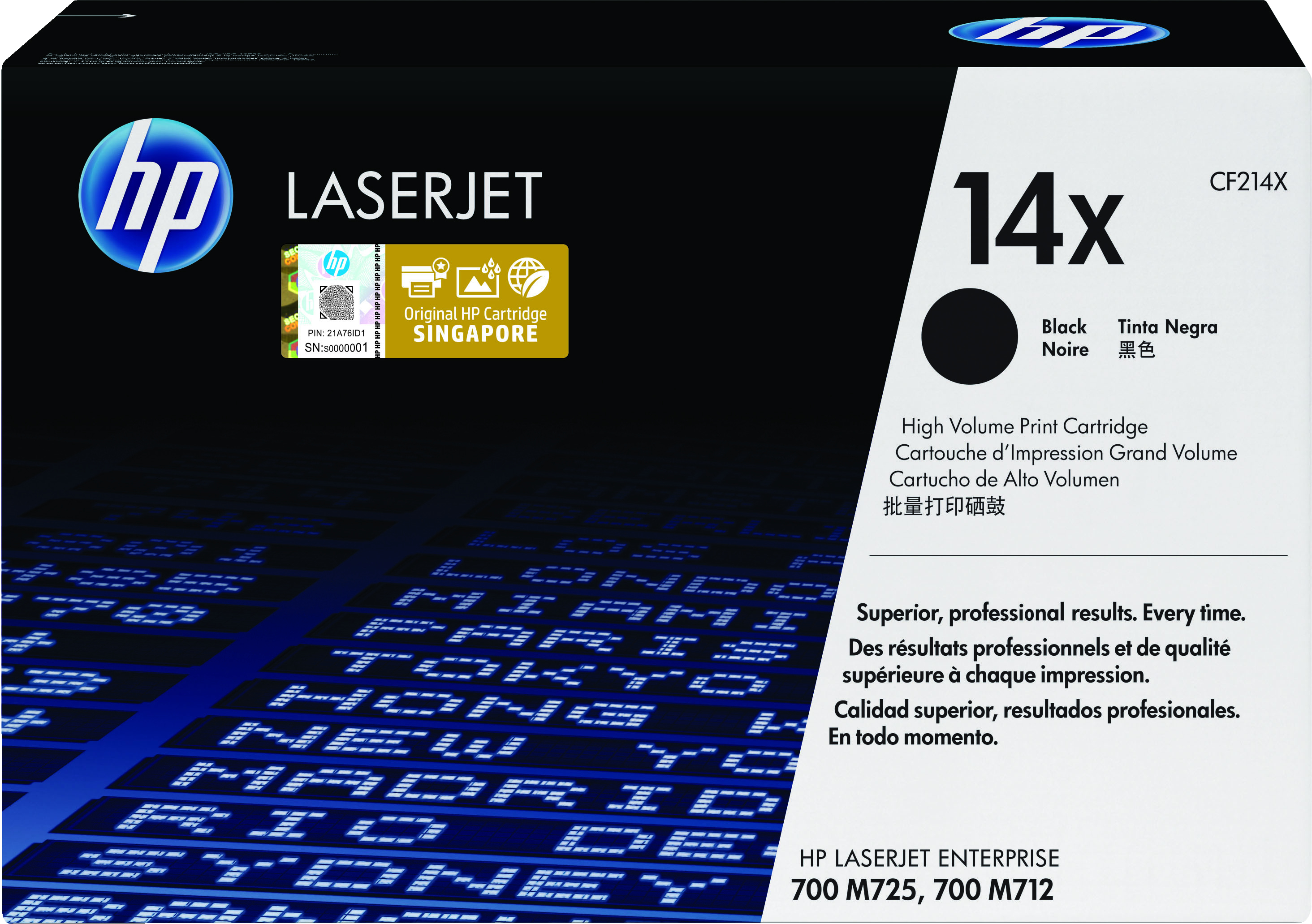 Image of HP CF214X/14X Toner cartridge black, 17.5K pages ISO/IEC 19752 for...