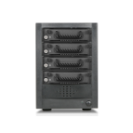 iStarUSA JAGE5BT4HD-TG disk array Desktop Black