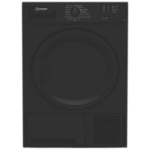 Indesit 8kg Condenser Tumble Dryer - Black