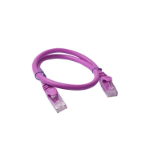 8WARE CAT6A Cable 0.25m (25cm) - Purple Color RJ45 Ethernet Network LAN UTP Patch Cord Snagless