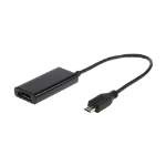 Gembird A-MHL-003 USB grafische adapter Zwart