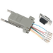 Black Box FA756 cable gender changer RJ-45 DB9 Gray