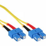 InLine fiber optical duplex cable SC/SC 9/125µm OS2 2m