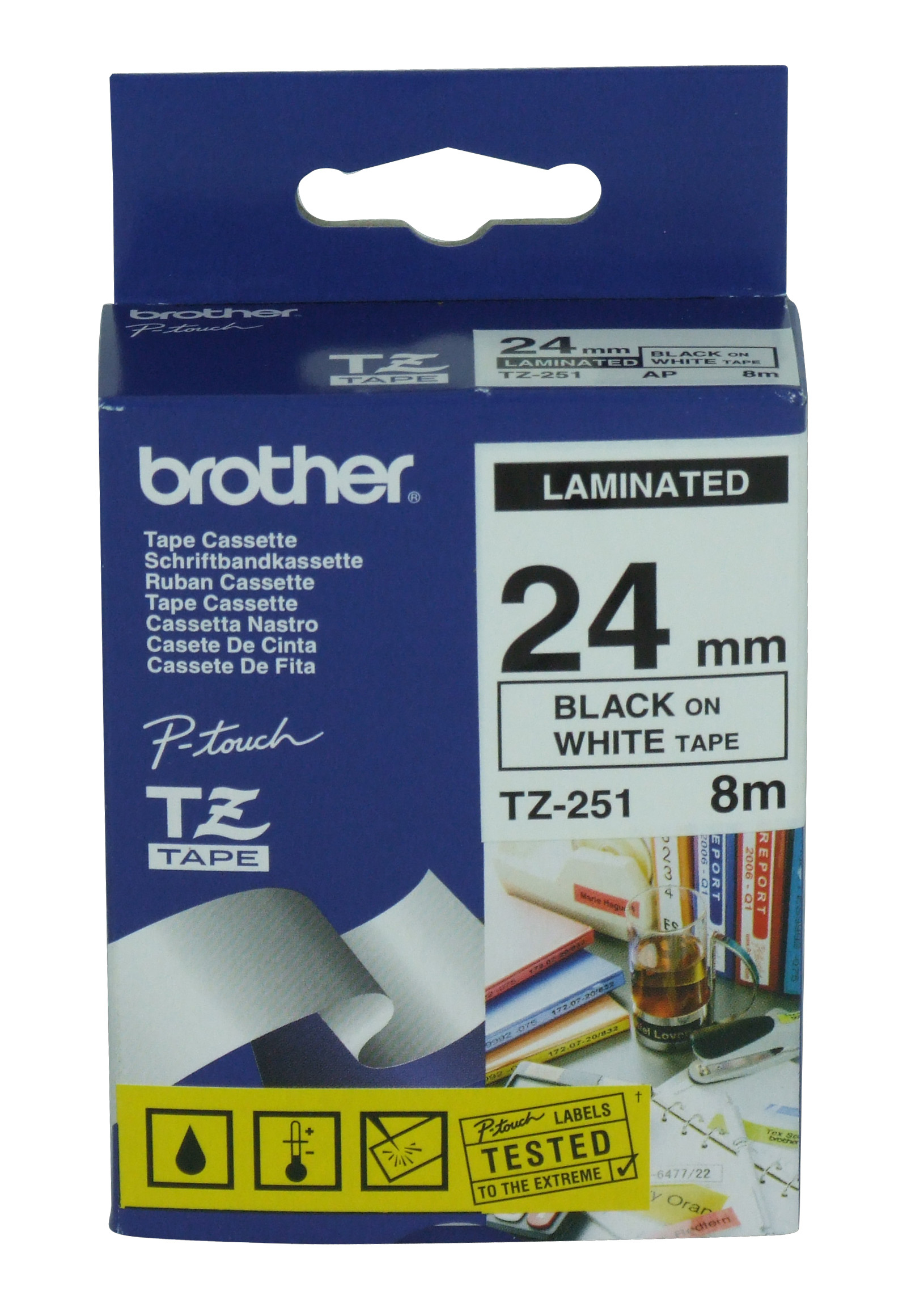 Image of Brother TZ-251 label-making tape