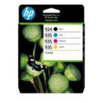 HP 934 originele zwarte/935 cyaan/magenta/gele inktcartridges, 4-pack
