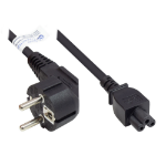 Alcasa P0105-S050 electriciteitssnoer Zwart 5 m Netstekker type E+F C5 stekker