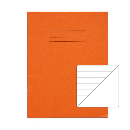 Image of Rhino 9 x 7 Exercise Book 48 Page, Orange, F12/B (Pack of 100)