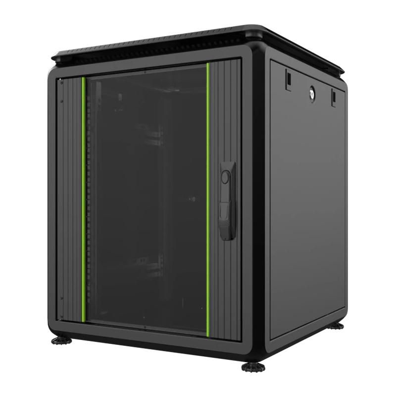 Image of Lanview RDL12U66BL rack cabinet 12U Freestanding rack Black